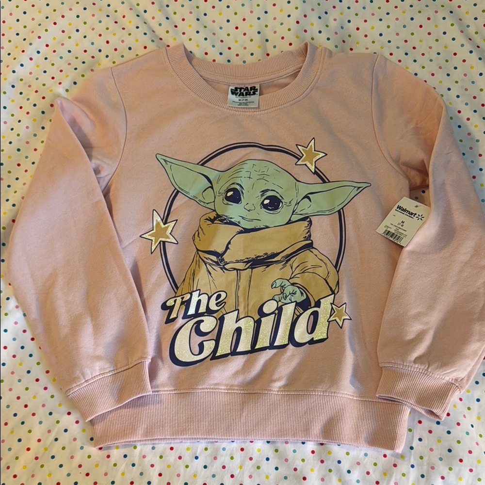 Star Wars Pink Baby Yoda Sweatshirt
